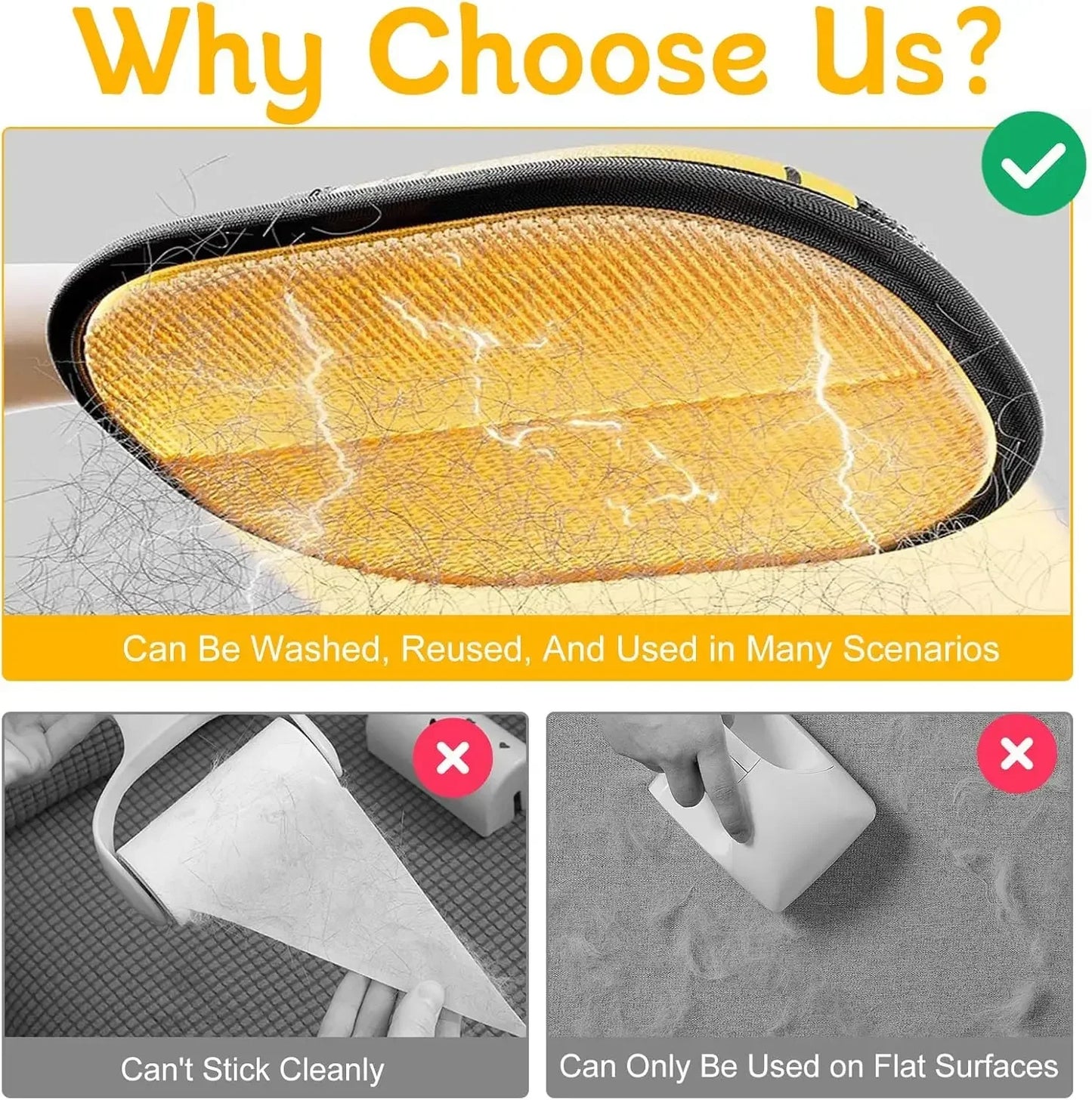 MyFurTime ™ Pet Grooming Gloves