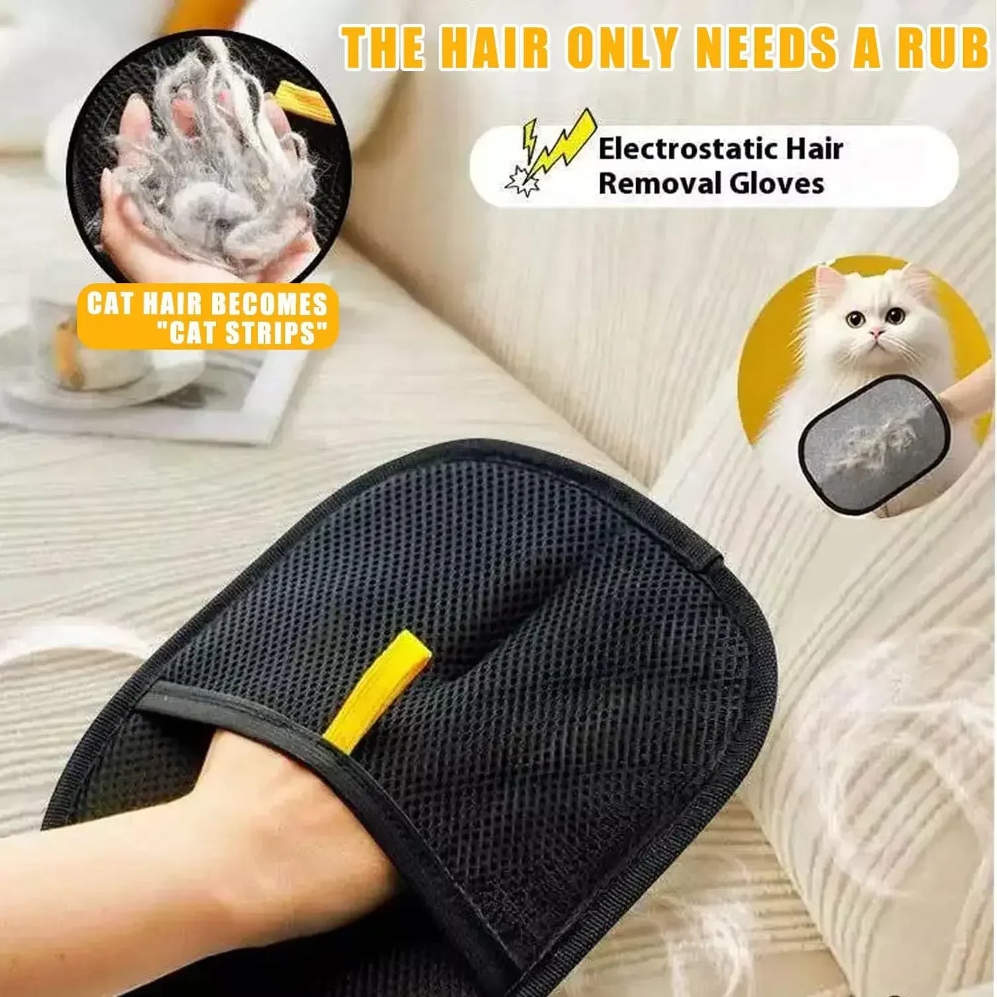 MyFurTime ™ Pet Grooming Gloves
