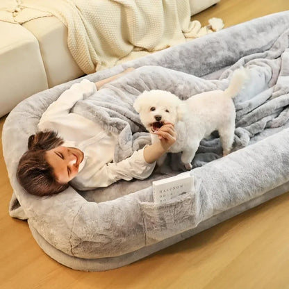 MyFurTime™  Human-Size Snuggle Dog  Bed