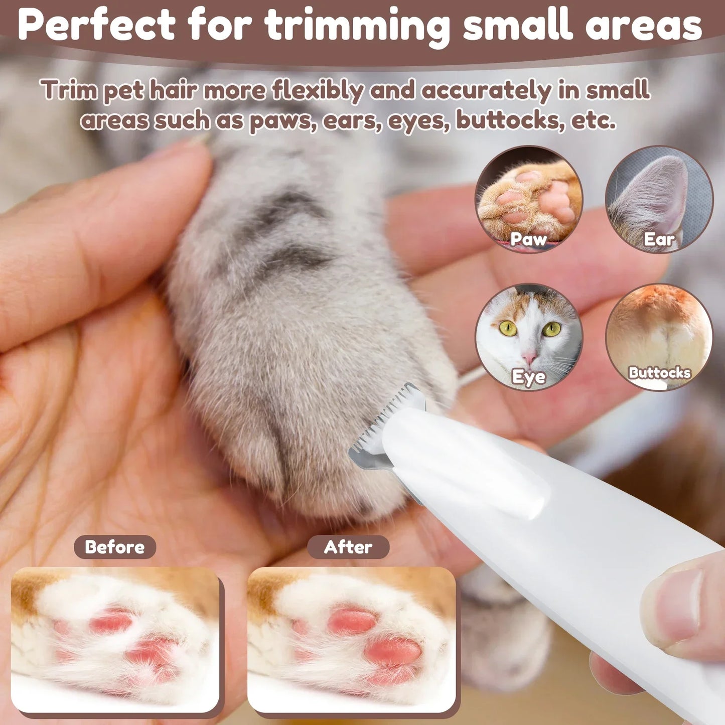 New Waterproof Pet  Hair Trimmer