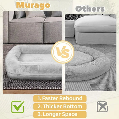 MyFurTime™  Human-Size Snuggle Dog  Bed