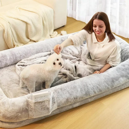 MyFurTime™  Human-Size Snuggle Dog  Bed