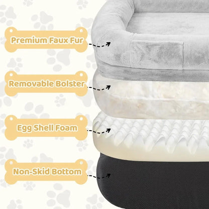 MyFurTime™  Human-Size Snuggle Dog  Bed